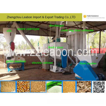 Feed Pellet Making Line for Pet or Livestock Used in Farm Granulator Mill